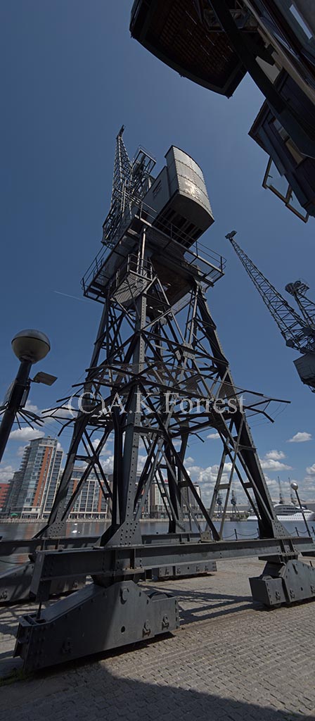 Dockland crane near Excel