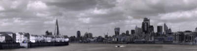 Infrared Thames looking west