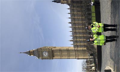 parliament and police button