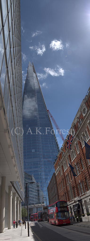 The Shard and buses