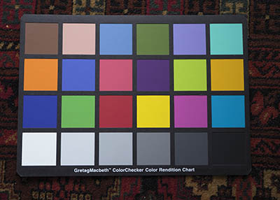 Colour calibration chart